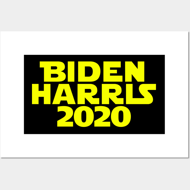 Biden Harris 2020 Sci Fi Design Wall Art by  magiccatto